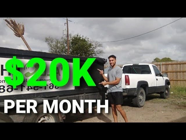 junk removal or dumpster business